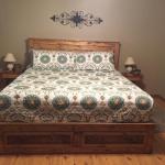 King Captains Bed $699
Add King Headboard $319
6 Drawers, (2 on each side) 
2 in Footboard style adds $60