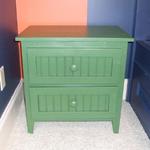 Two Drawer Nightstand Green $229 
Custom Color Add $35